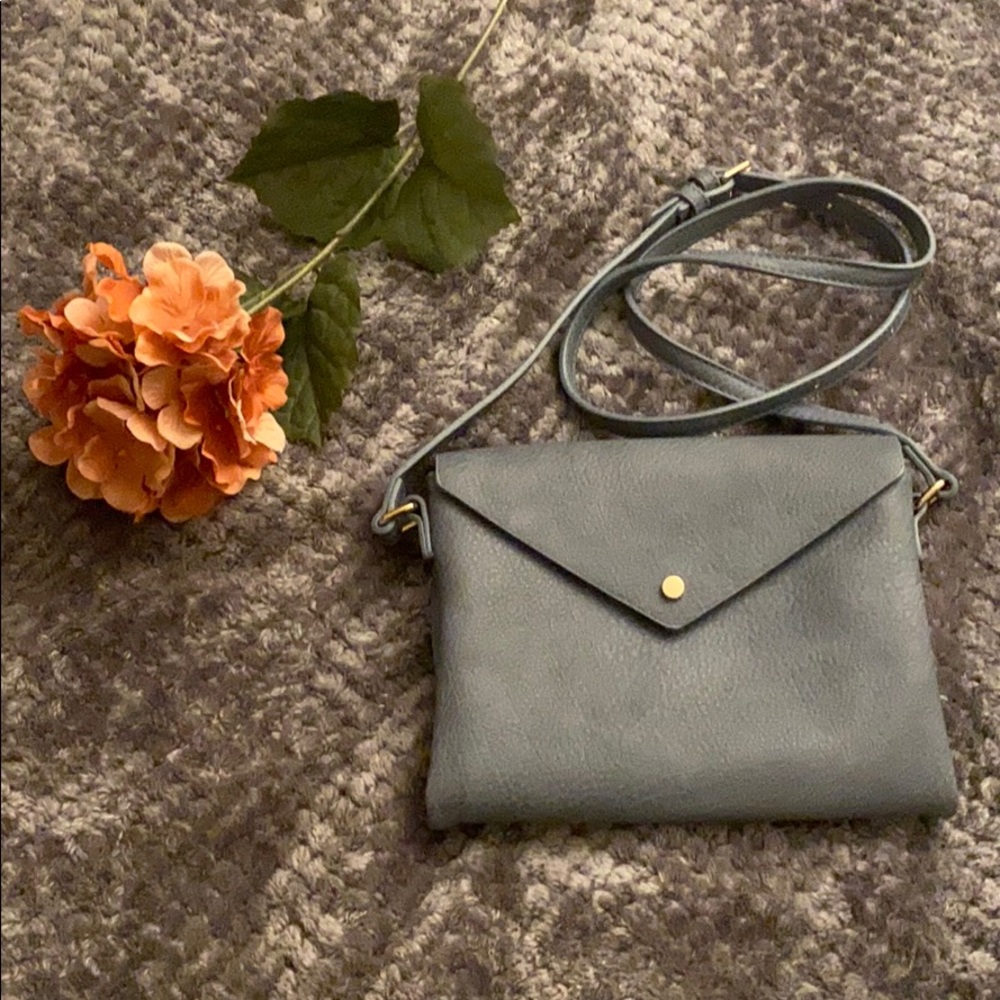 Blue Gray Crossbody Bags